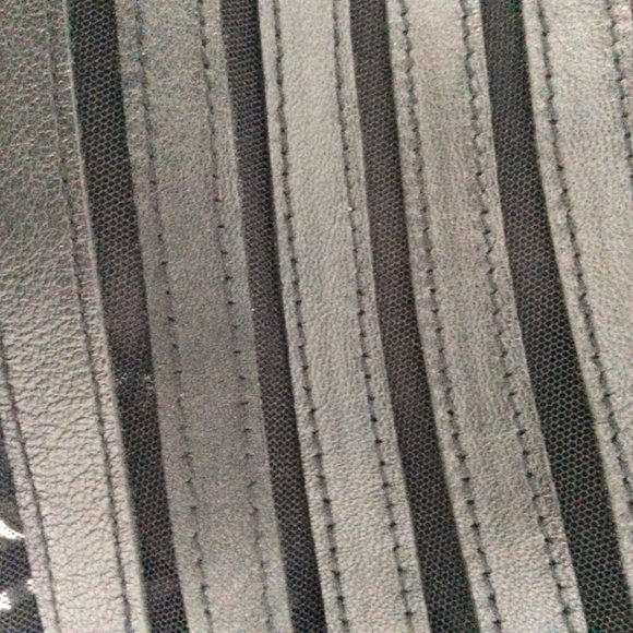 Parker Leather and Mesh Dress - Picture 6 of 11